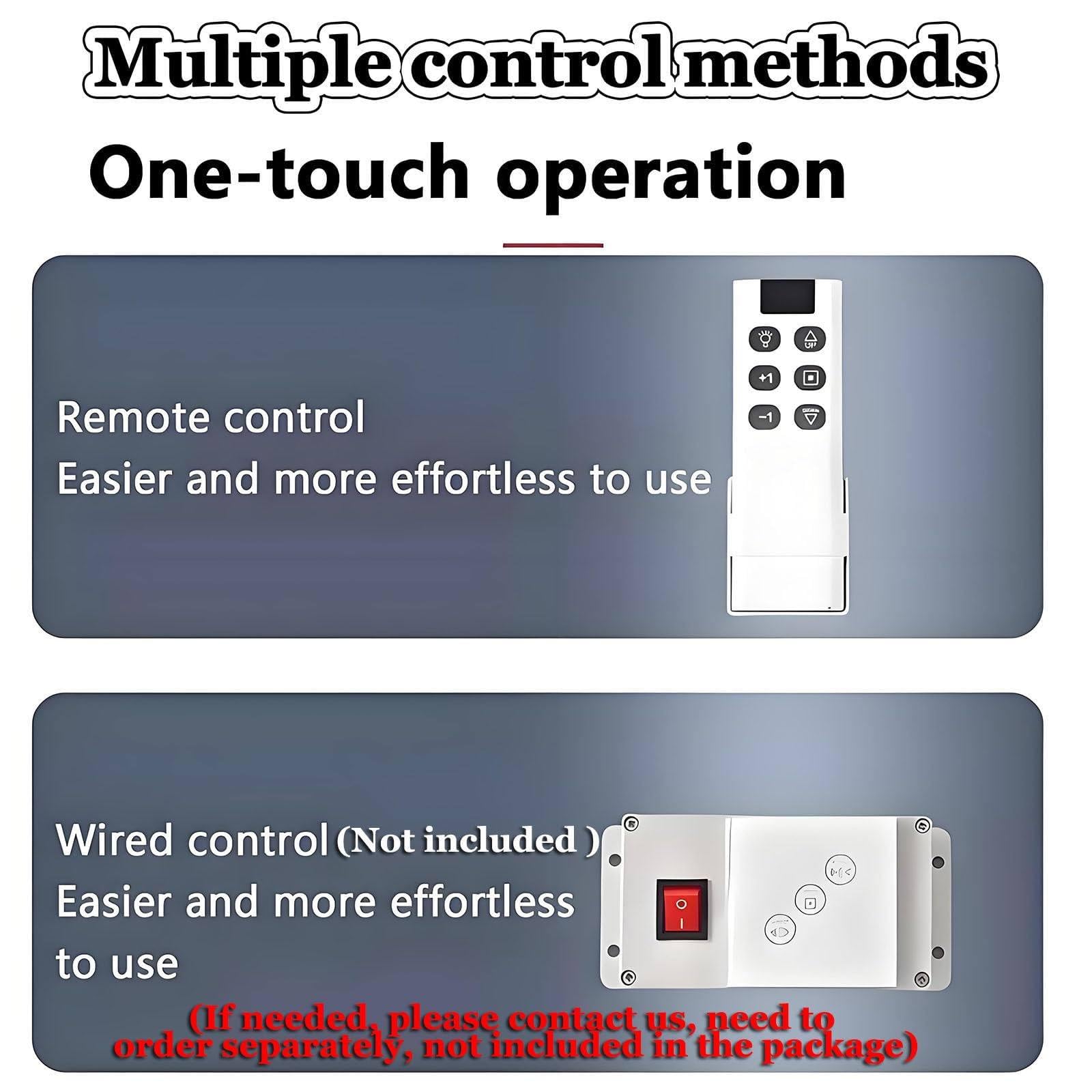 Elevador eléctrico para lámparas de araña de 88-506 LB, 2 en 1, con Motor eléctrico, cabrestante para lámparas Colgantes, con Control Remoto e Interruptor de Pared. 70KG