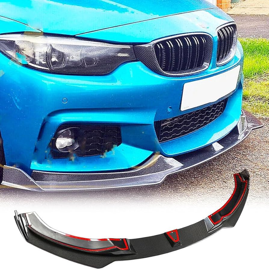 Car Front Bumper Lip Spoiler Splitter Compatible For BMW 4-Series Car Front Bumper Splitter Diffuser Cover Spoiler Lip For BMW F32 F33 F36 4  Series 420i 425i 430i 440i M440i 2014-2020 MP Style - AliExpress