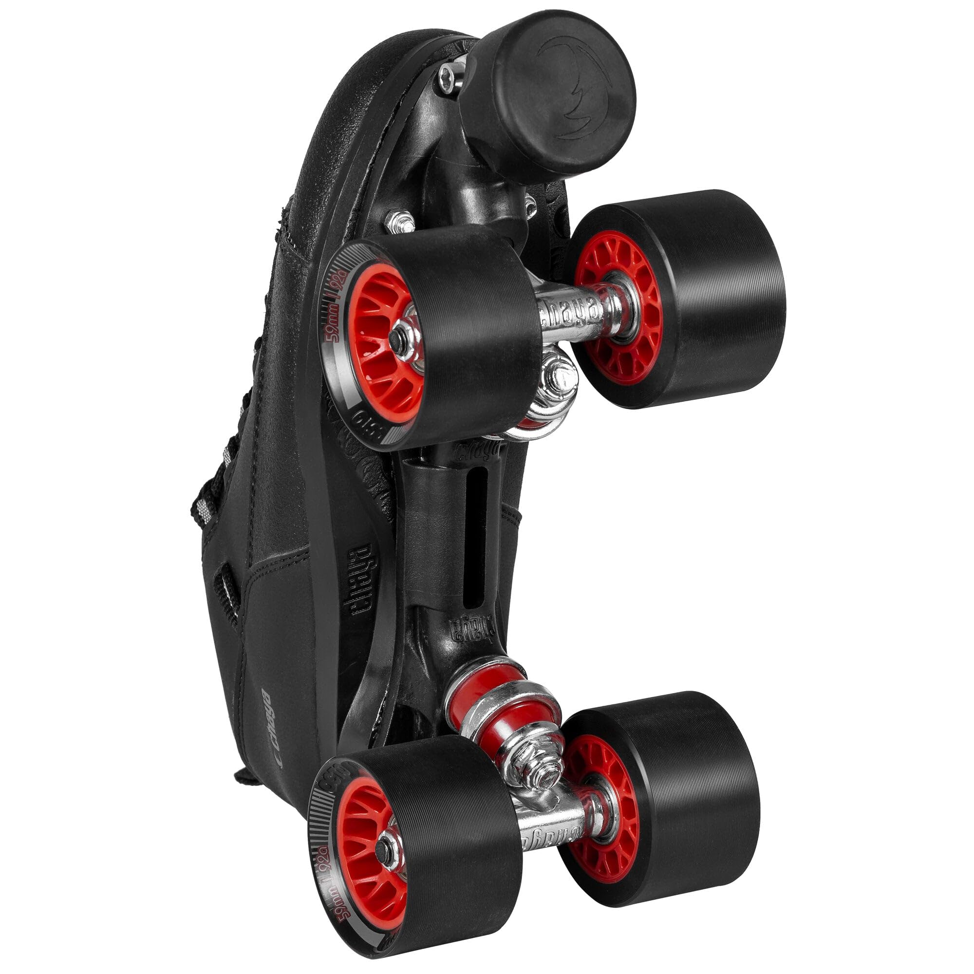Chaya Roller Quad Derby Ruby Nero Rosso 45