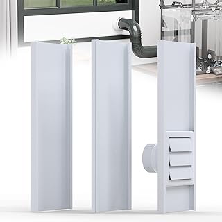 Window Vent Kit with Louvered Vent Cover Fit for 3