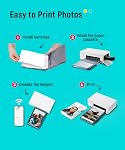 Liene 4x6'' Photo Printer, Wi-Fi Picture Printer, 20 Sheets, Full-Color Photo, Instant Photo Printer for iPhone, Android, Smartphone, Thermal dye Sublimation, Portable Photo Printer for Home Use
