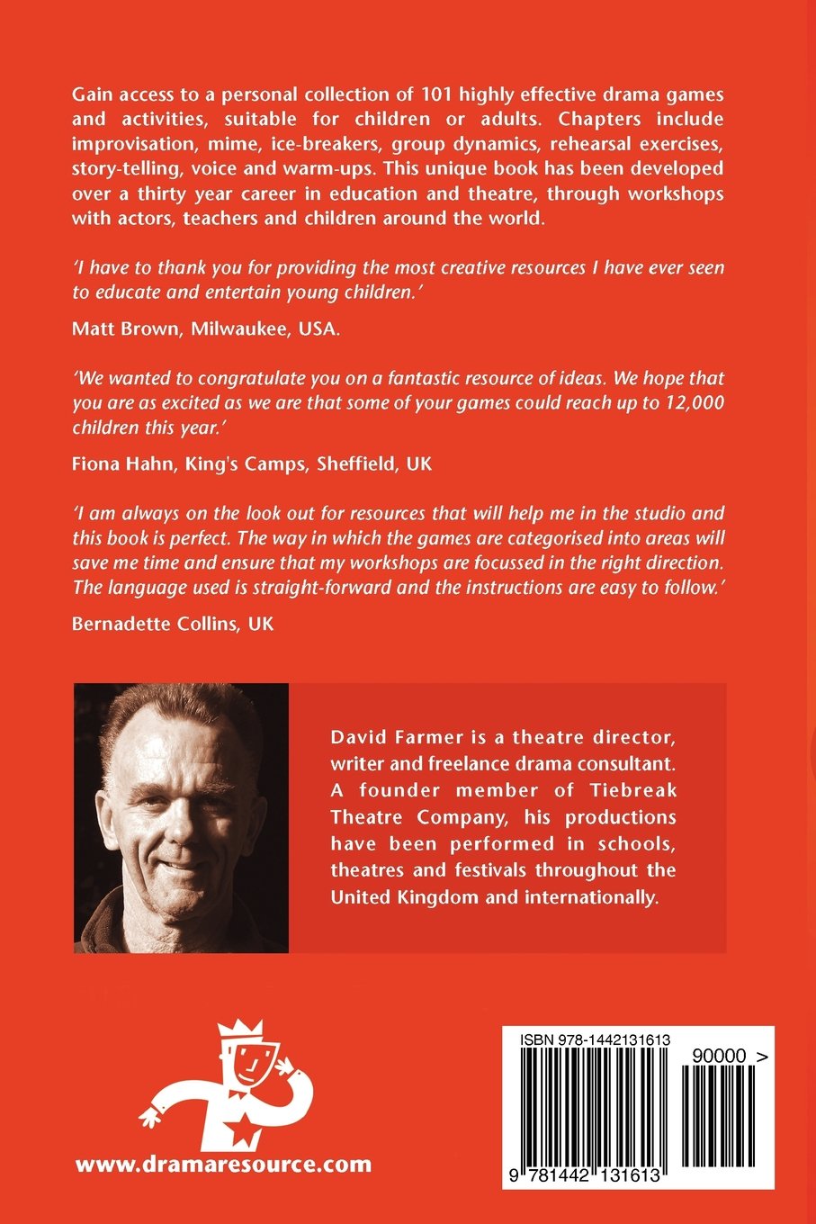 101 Drama Games and Activities: Theatre Games for Children and Adults,  including Warm-ups, Improvisation, Mime and Movement : Farmer, David:  Amazon.de: Bücher