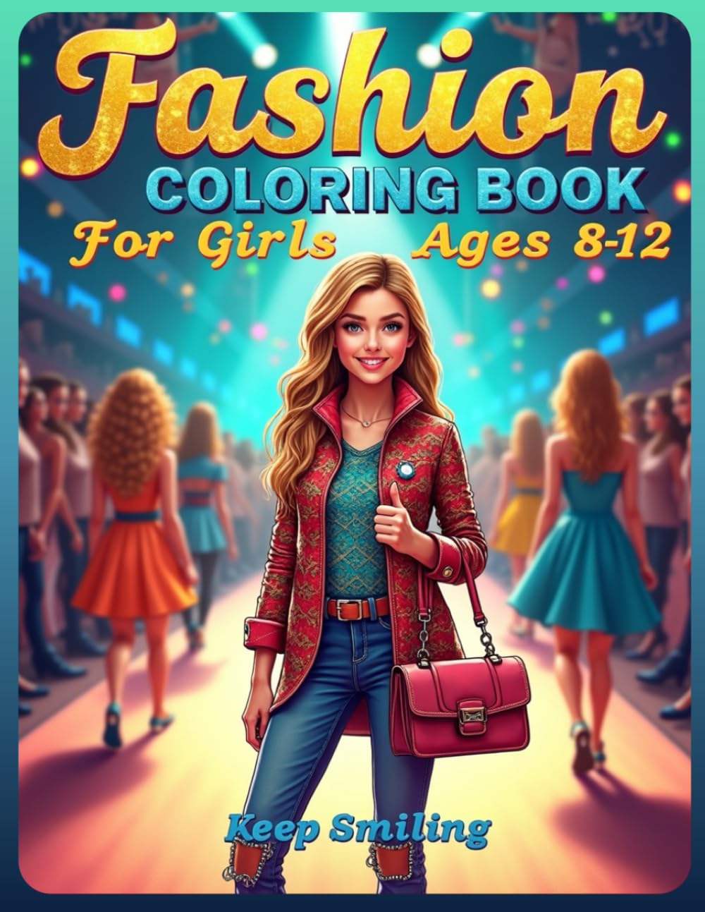 Fashion Coloring Book for Girls Ages 8–12: Trendy Outfits, Stylish Girls & Runway Looks | Fun & Relaxing Fashion Colouring for Kids & Teens | Perfect Gift for Girls | A4 Large 8.5” x 11”