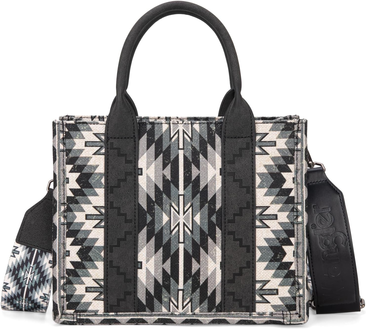 Montana West X Wrangler Tote Bag for Women Boho Aztec Shoulder Purse Top Handle Satchel Handbag - Image 6