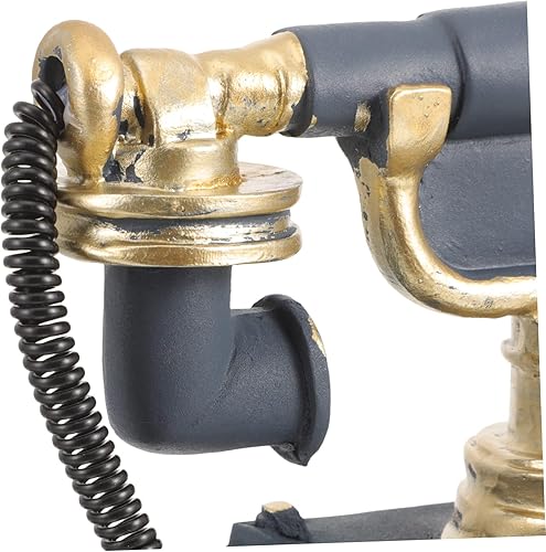 Miniatura 3 de Retro Mini Casa Teléfono Ornamento Decoración Hogar Miniatura Teléfono Figurita