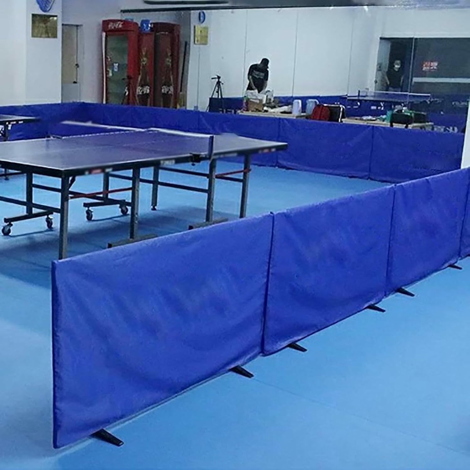 4 Pcs Table Tennis Court Barrier - Table Tennis Court Pong Ball Baffle/Coaming/Surround - 420d Oxford Cloth Contest Surround Barrier Block for Club/School/Stadium