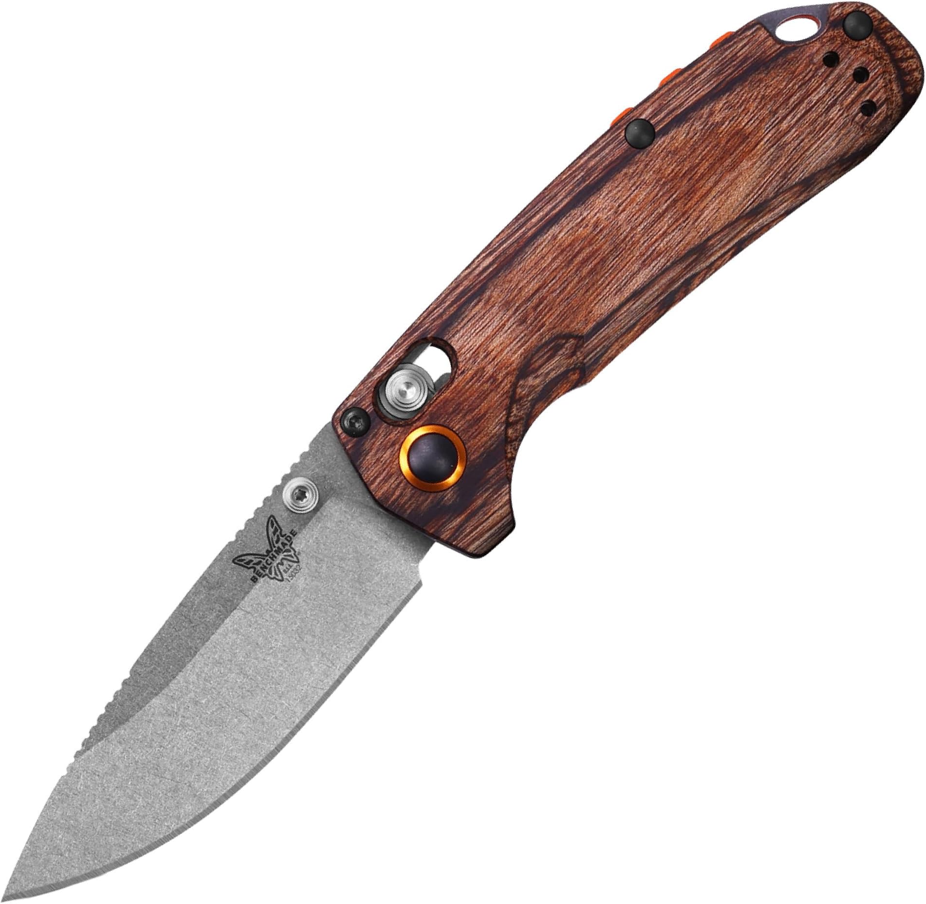 North Fork Hunting Knife with Stablized Wood Handle (15032)