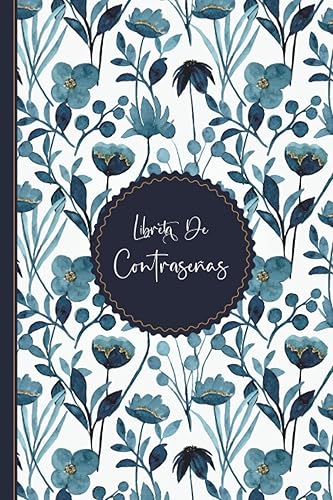 Libreta de Contraseñas internet password book - Organizador y gestor de tus contraseñas con registro ABC en 110 páginas con marcadores para cada ...