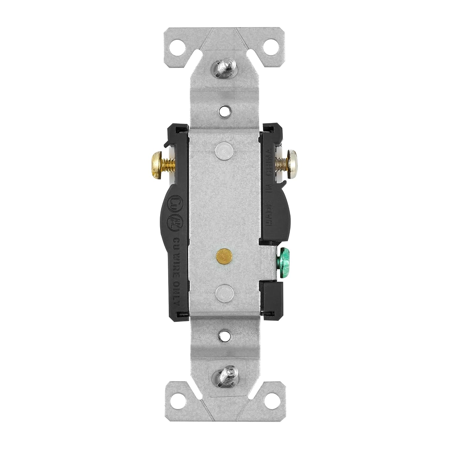 Maxxima 20A Single Receptacle Outlet - 2 Pack, 250 VAC Commercial Grade White Electrical Outlet for Appliances, NEMA 6-20, UL Listed, Wall Plates Included, Ideal for Construction and Renovations