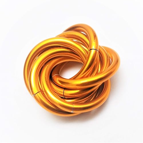 Miniatura 206 de Möbii Fidget Ball (Solid Color): Quiet Mobius ADHD Anxiety Stim Stress Relief Toy Tool for Home Travel Office or Desk (XL(Daydream), Full, Dark Iris)