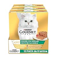 GOURMET Gold - Cibo Umido Gatto Adulto, Mousse con Agnello