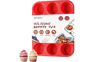 Versatile Silicone Muffin Pan: Bakes Muffin Cakes, Bread, and Tarts with Ease