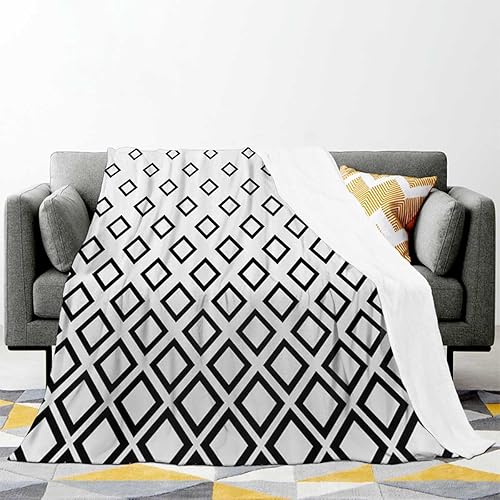 Miniatura 2 de Cobijas para Invierno - Fundas geométricas creativas mullidas, cálidas, acogedoras, gruesas, 40 x 50 pulgadas