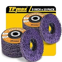 Vista 13 de Rueda eliminadora de óxido de discos de 4 x 5/8 pulgadas, para quitar pintura y oxidación, disco abrasivo de ángulo abrasivo, paquete de 3