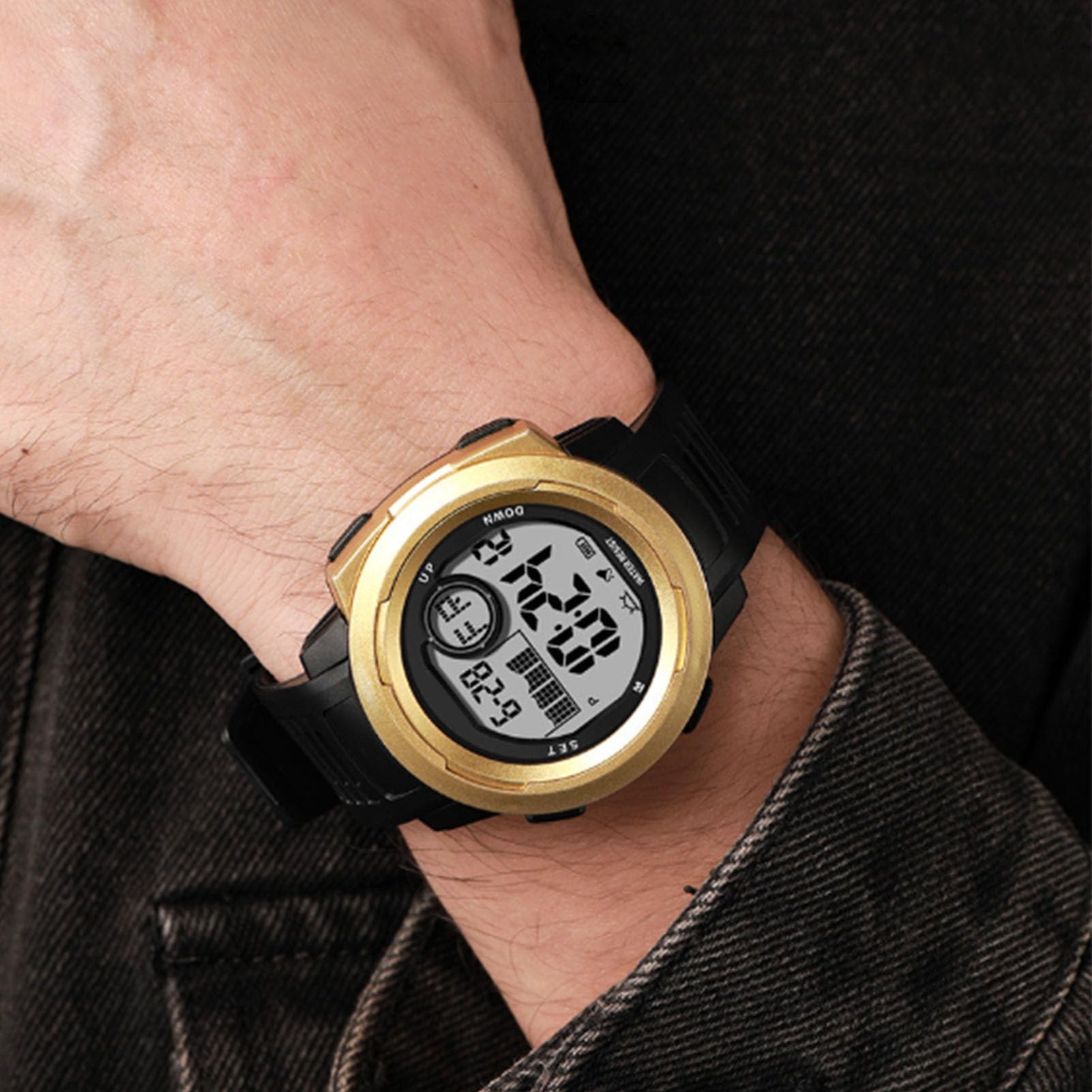 Acquista SMAEL Orologi da uomo Orologio sportivo impermeabile da 50 m Orologio sportivo da uomo militare Orologio digitale 8072 con doppio display Quarzo Led digitale in Italia a partire da 13
