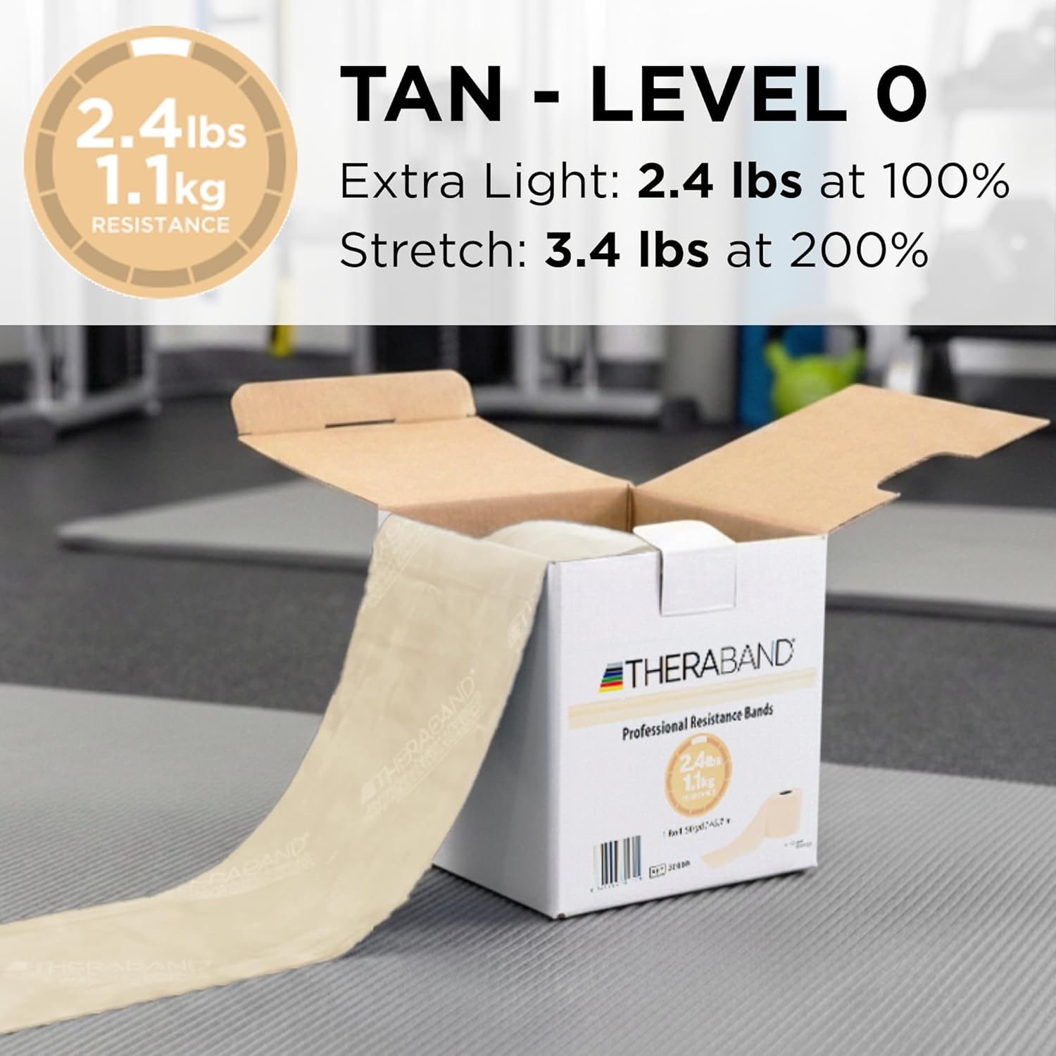 THERABAND Resistance Band, Special Heavy, 50-Yard Roll, Elastic Band for Exercise