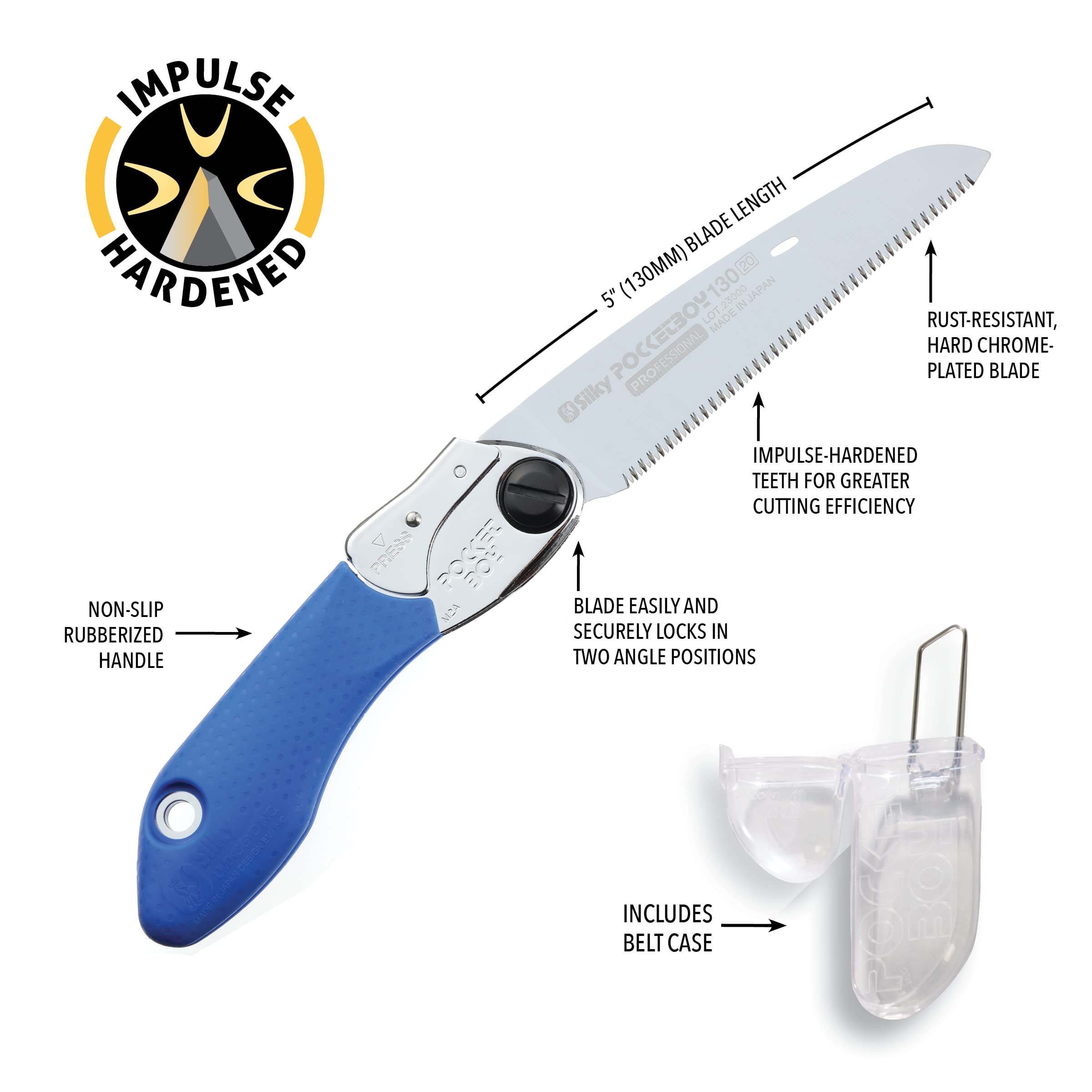 Silky PocketBoy Folding Saw - 130mm Fine Teeth -4 Silky PocketBoy Folding Saw - 130mm Fine Teeth -4