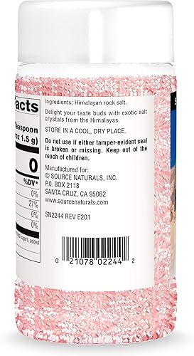 Miniatura 2 de Source Naturals Sal de roca del Himalaya de Crystal Balance Fine Grind, sal gourmet alcalinizante rica en minerales