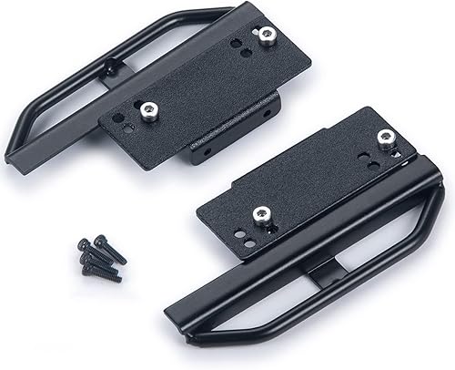 MORLORDY RC Rock Rails pedal lateral placa de pie placa de pie toboganes de roca para 124 RC Crawler Accesorios de coche SCX24 actualizaciones piezas