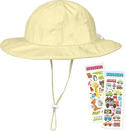 Miniatura 14 de GearTOP Kids Sun Hat Toddler Sun Hat - UPF 50+ Kids Bucket Hat Toddler Swim Hat Girls Sun Hat and Boys Beach Hat 2T-7 Years