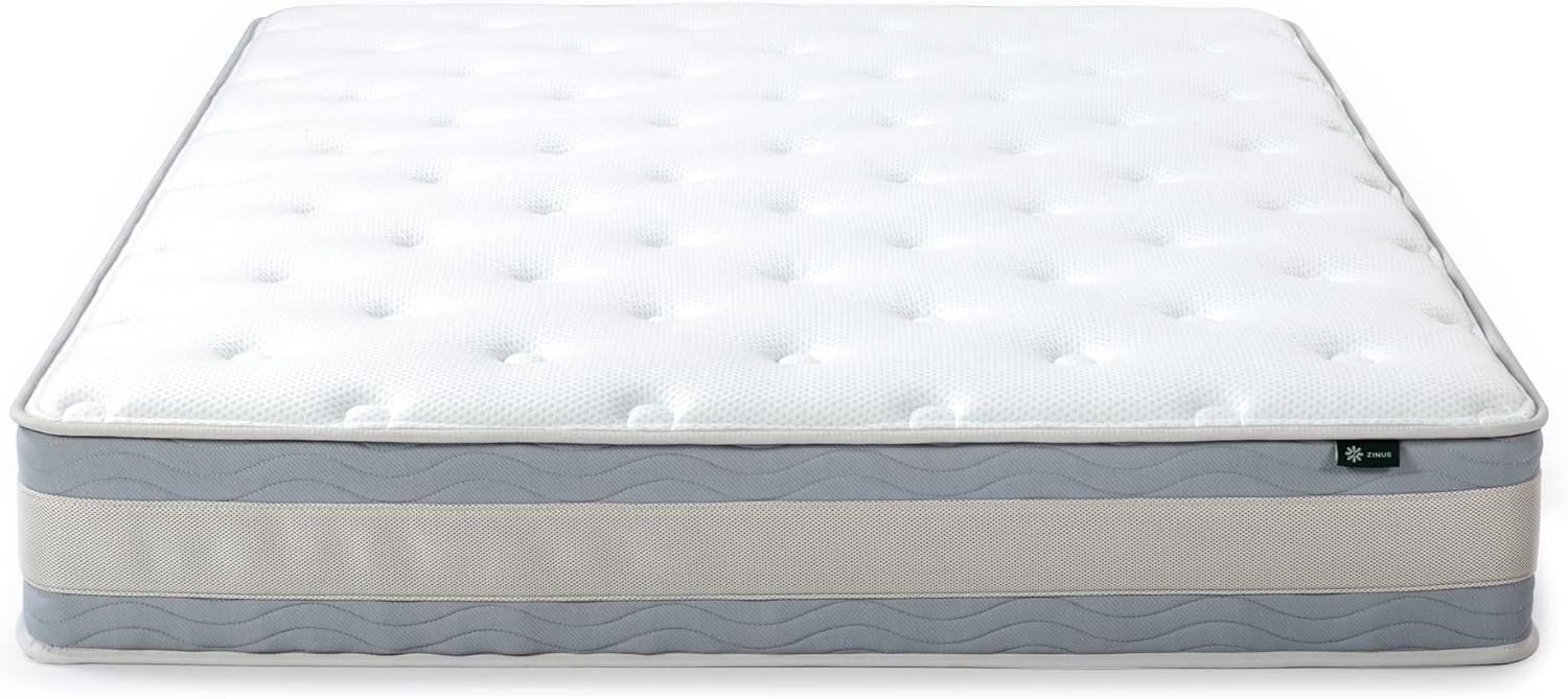 ZINUS 10 Inch Green Tea Cooling Gel Memory Foam Hybrid Mattress