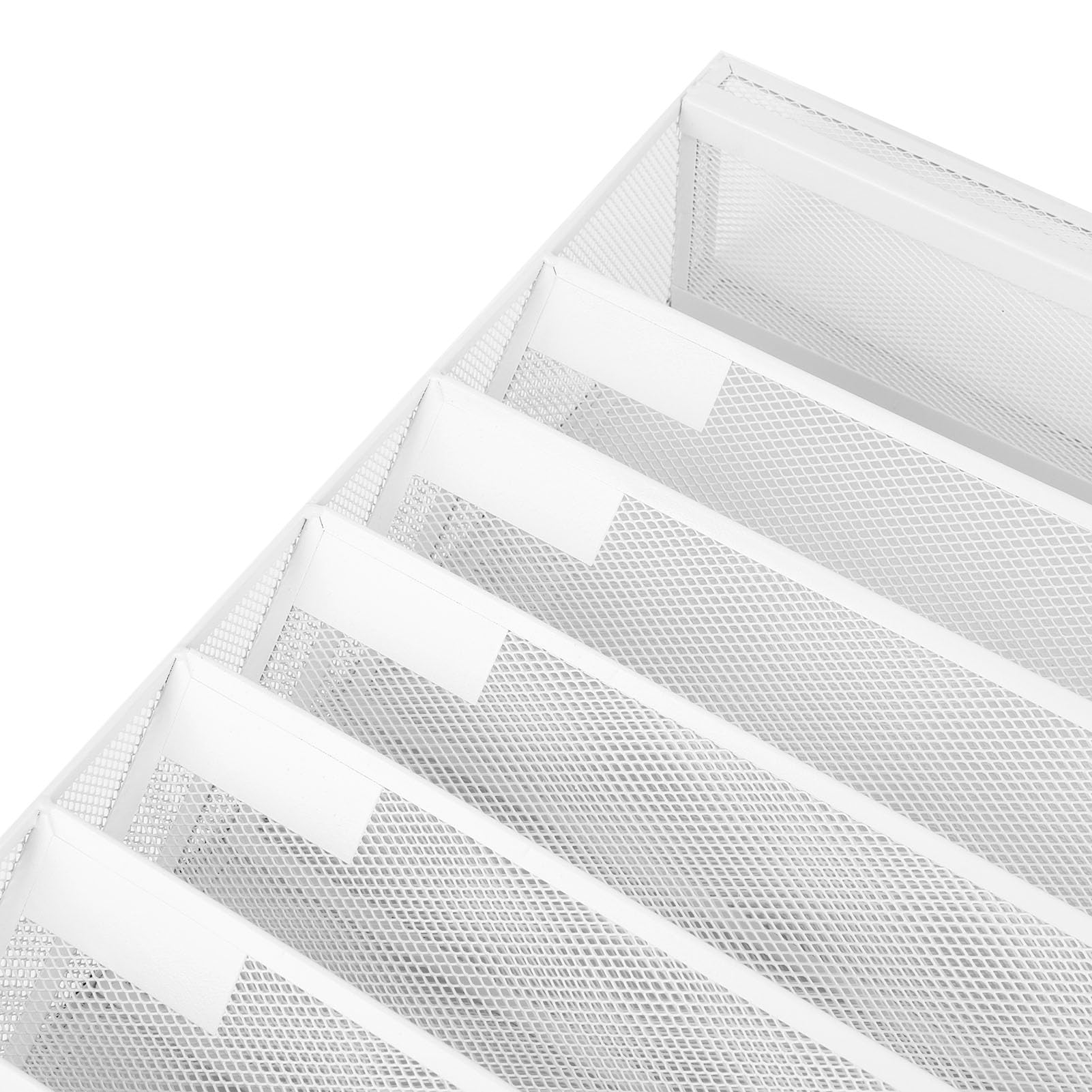 Asixxsix Libreria Portaoggetti Laterale da Scrivania, Organizer per File in Rete di Ferro Resistente con Scomparti Multipli e 4 Ruote Universali, Scaffale Mobile Montato a Parete per