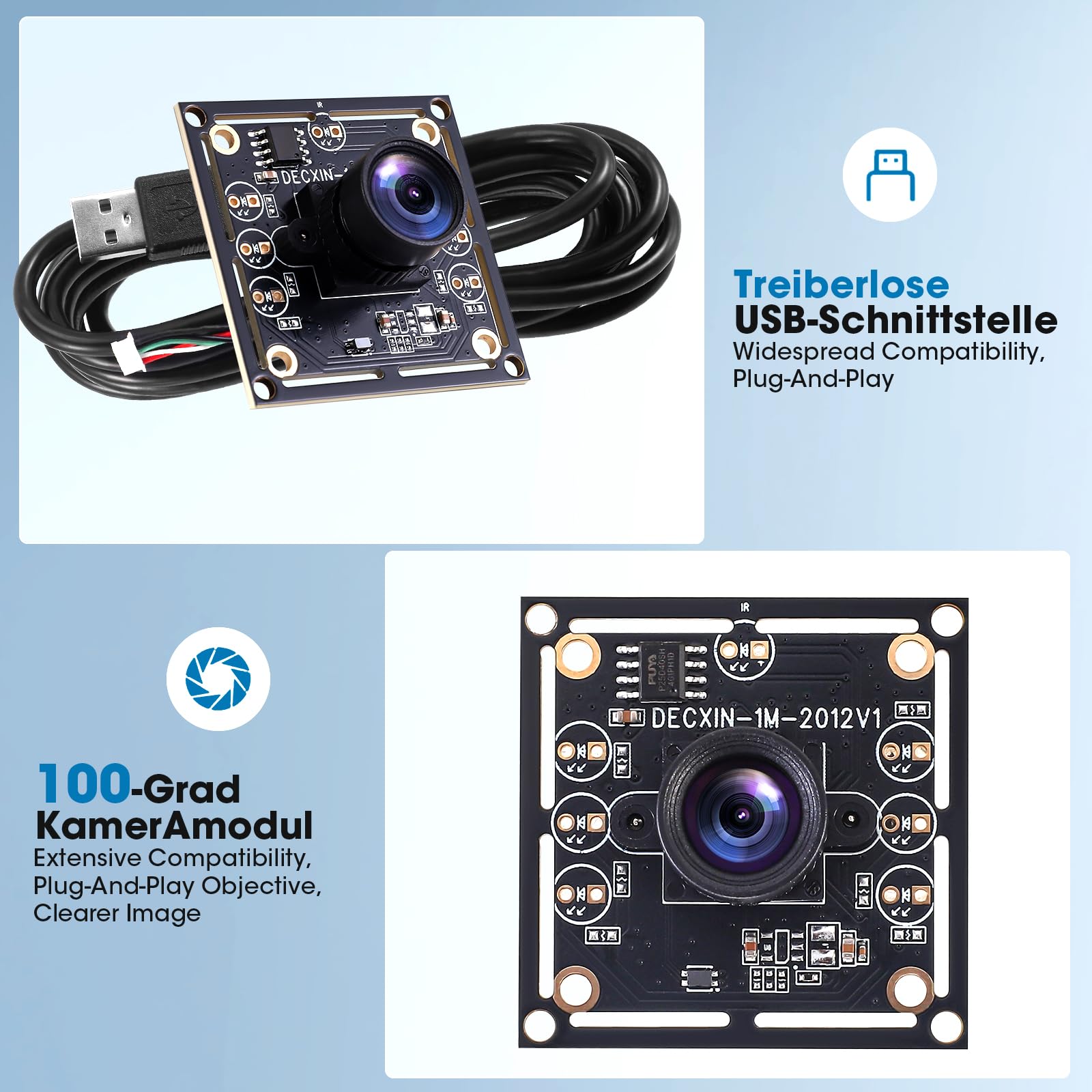 Ov9732 Modulo Telecamera 100°, Sistema Telecamera Autodarts, 1280X720 30 Fps, Cavo 2 M, Nero