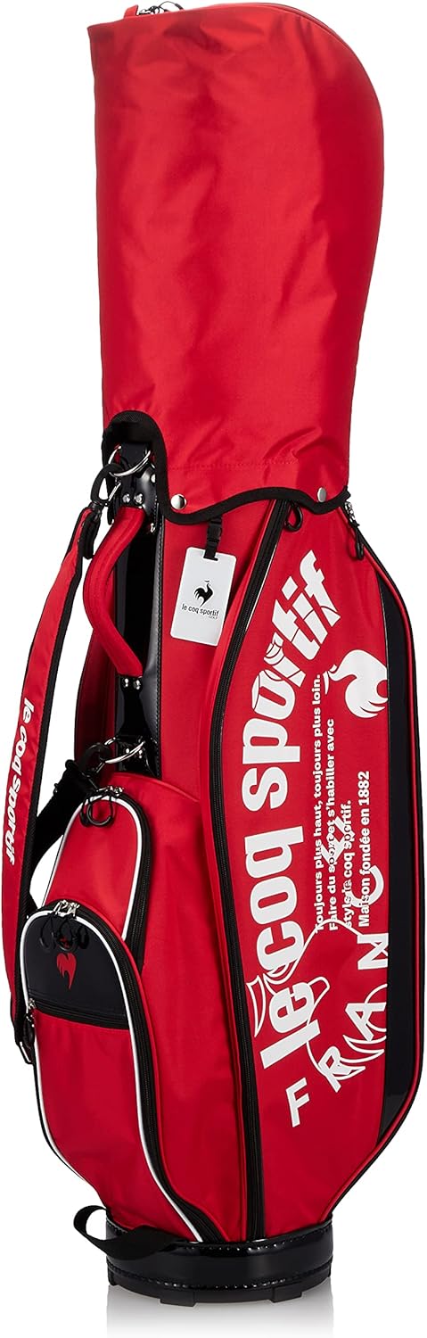 ルコックスポルティフ　ゴルフバッグ　キャディーバッグ　フード付き　ポケット沢山 フードを裏返したらポケットが出現する“フード一体型