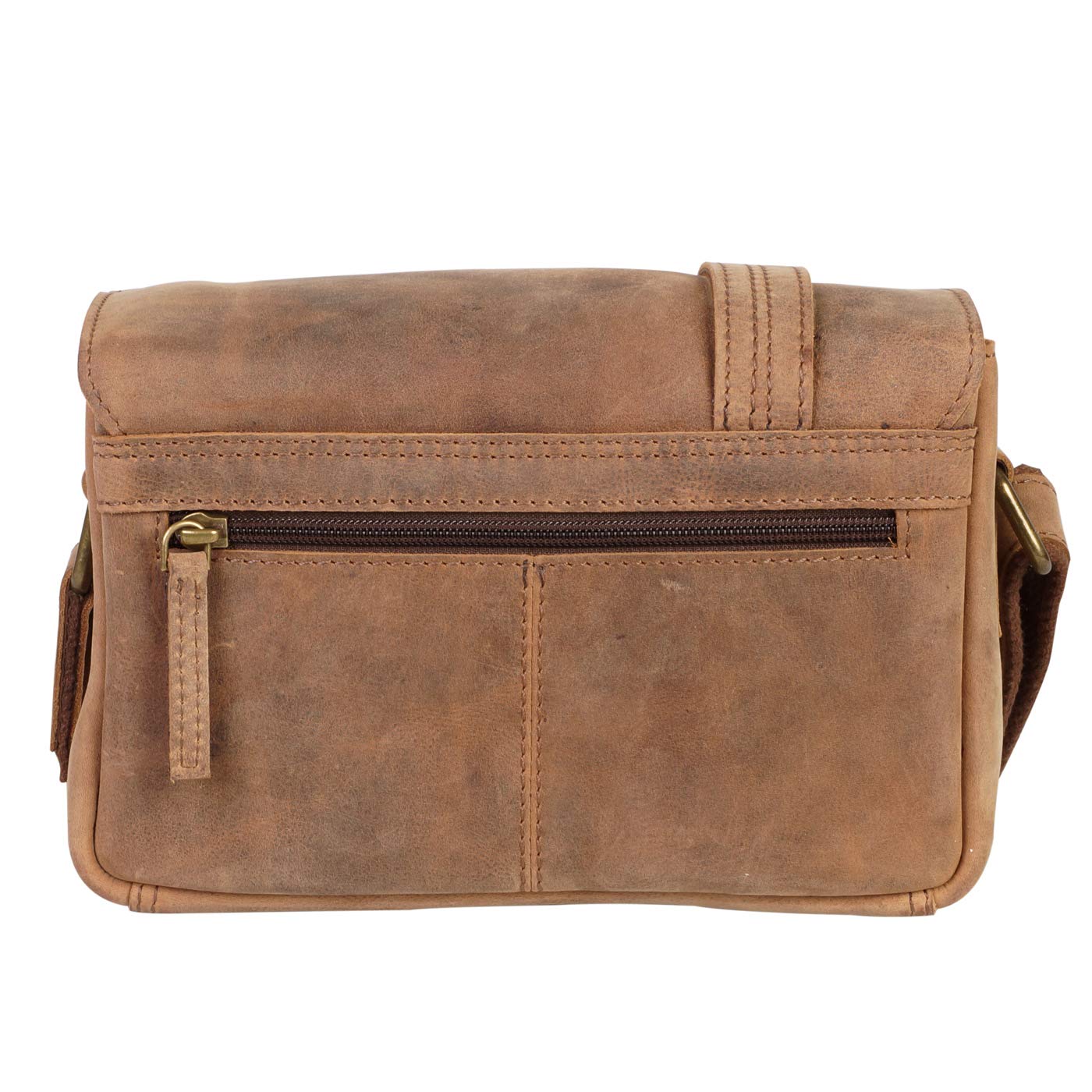 Kalahari, marrone, 21 x 13,5 x 9,5 cm, Kaama LS-30, borsa a tracolla