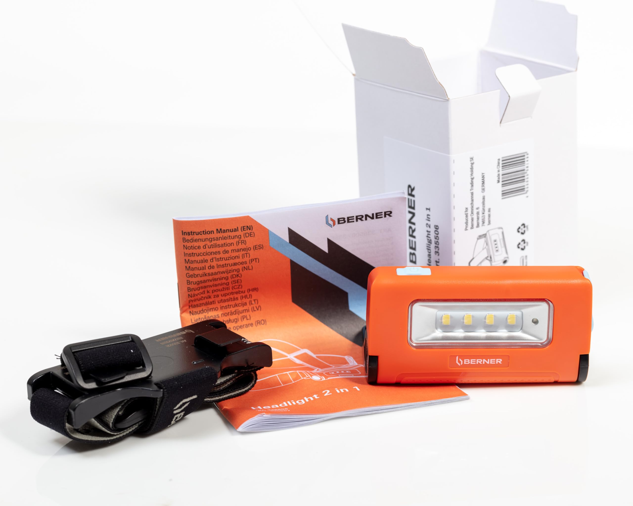Berner Headlight - Torcia a LED 2 in 1