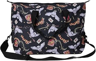 Tote Duffel Bag Hogwarts All Over Print Owl Glasses Carry On Travel