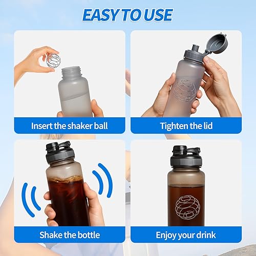 Miniatura 4 de 6 bolas agitadoras, bolas batidoras de alambre inoxidable 304 de gran tamaño para mezclar polvos, batidos de proteínas, bebidas, mezclador de vasos