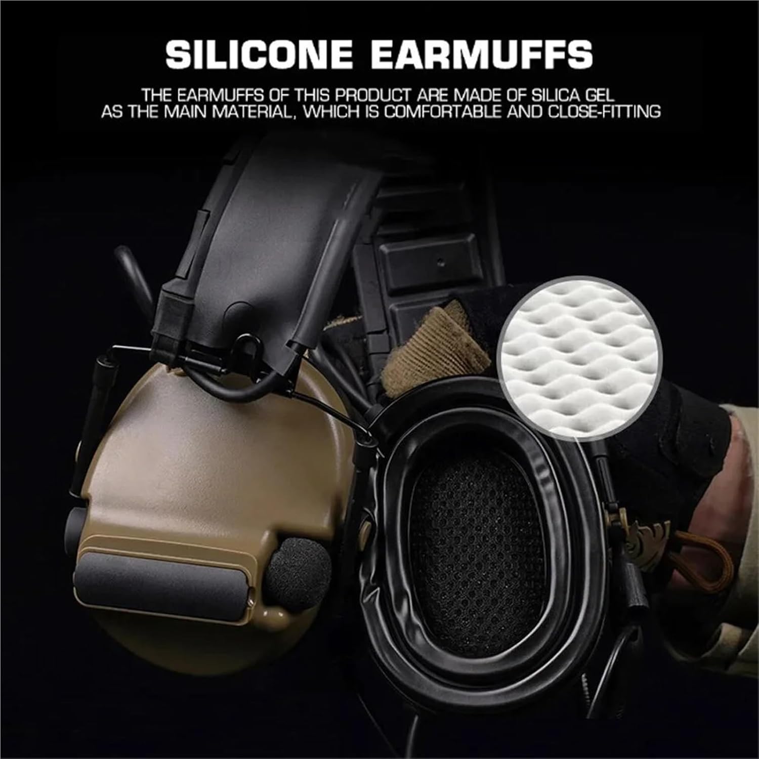 Gen 5th Detachable Headband Tactical Headset(Not Noise) /OPS Fast Helmet ARC Rail Adapter for Com-Tac II III C4 C5 C6