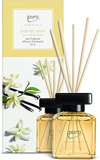 ipuro - Parfum d'ambiance ipuro doux vanille - Désodorisant discret avec une fine vanille de Madagascar - Désodorisant élégant dans l'appartement pour une expérience parfumée puriste de 50 ml