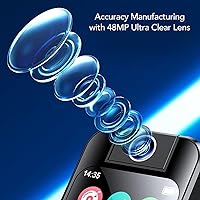 Vista 4 de Fockety Reproductor MP3 de 32 GB con Bluetooth y cámara, reproductor de música digital HiFi portátil con cámara de 2.02 pulgadas y 48 MP