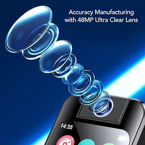 Miniatura 4 de Fockety Reproductor MP3 de 32 GB con Bluetooth y cámara, reproductor de música digital HiFi portátil con cámara de 2.02 pulgadas y 48 MP