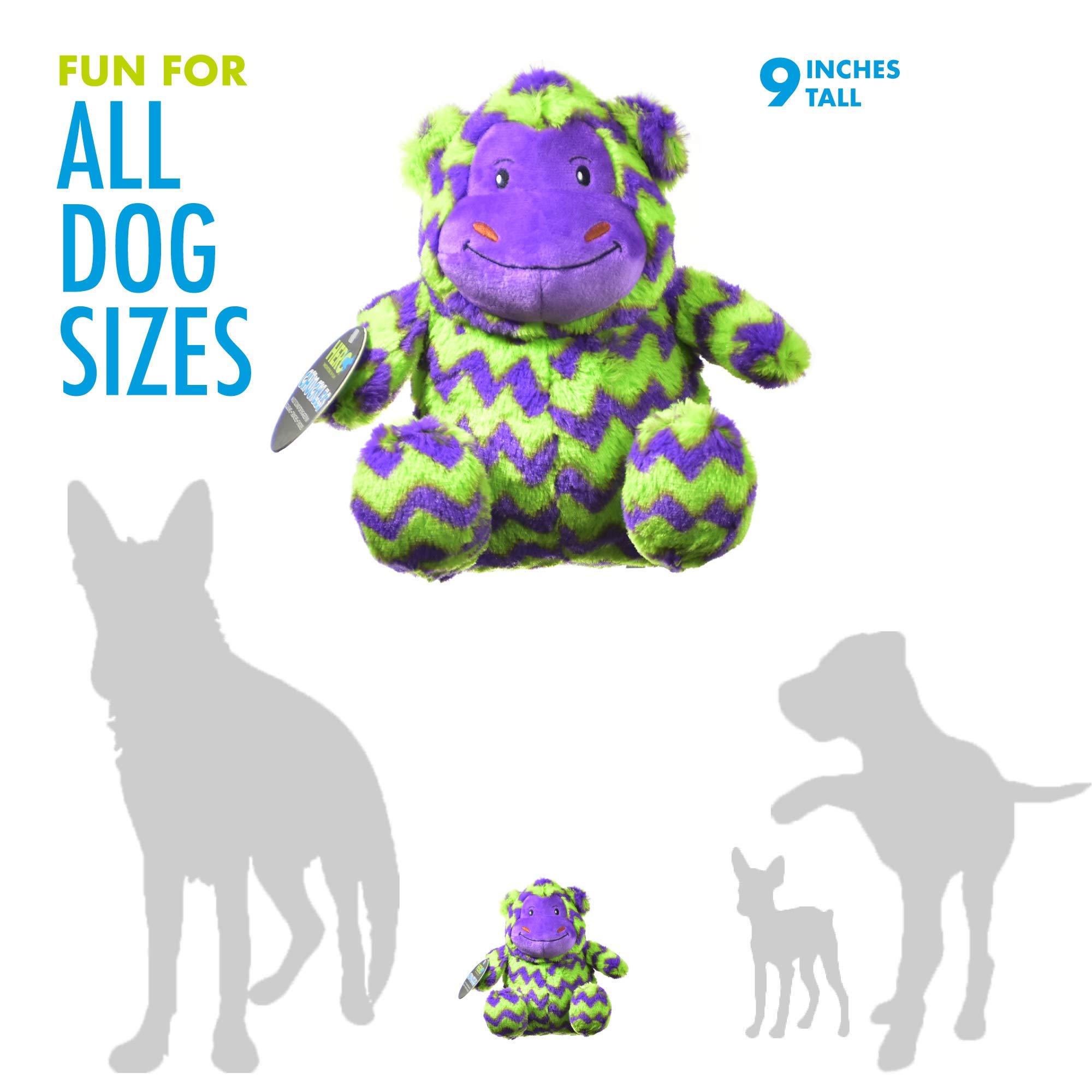 Pet Supplies : Hero Chuckles, Plush Squeaky Dog Toy, Durable
