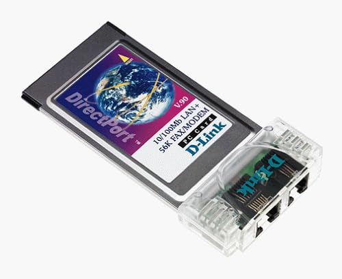 Amazon.com: D-Link DMF-560TXD Ethernet PC Card and Modem (PC/Mac ...