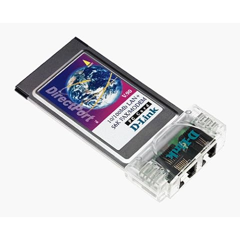 D-Link Ethernet PC Card and Modem Cover