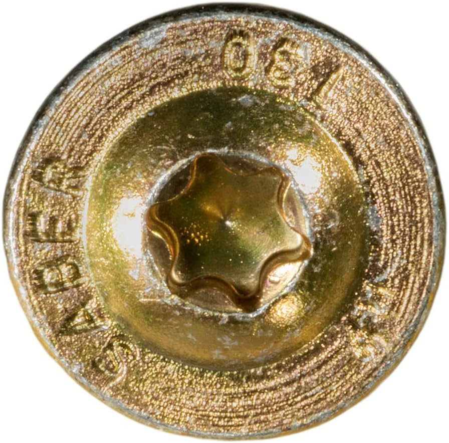 Star Drive Interior Construction Lag Screws, Approx. 40 Pieces - 5/16" x 3" Type 17 Lag Screws, Durable & Secure Structural for Interior Construction, Repair, Remodeling