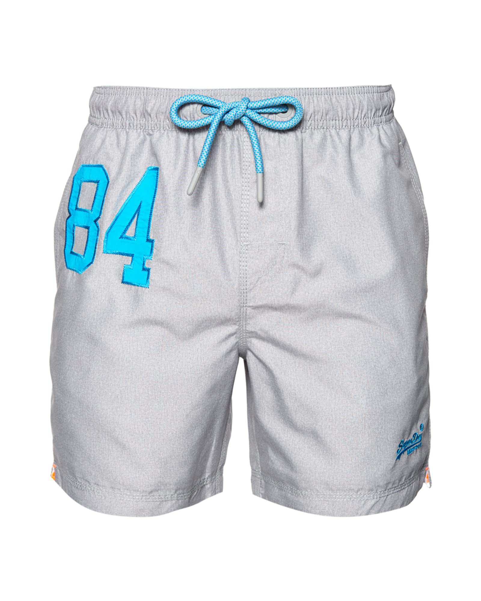 Superdry Mens Water Polo Swim Shorts Platinum Grit Size Xs