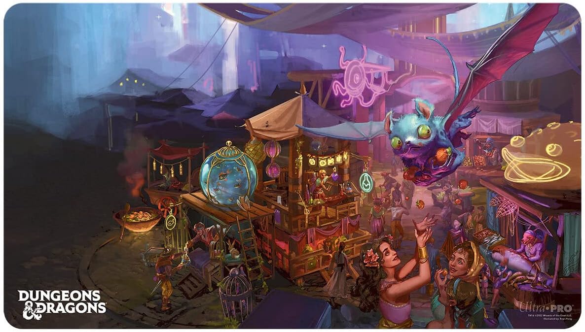 Ultra PRO - Dungeons & Dragons: Radiant Citadel Anthology - Card Playmat Great for Card Games and Battles Against Friends and Enemies, Perfect for at Home Use As a Mousepad for PC or Desk Mat