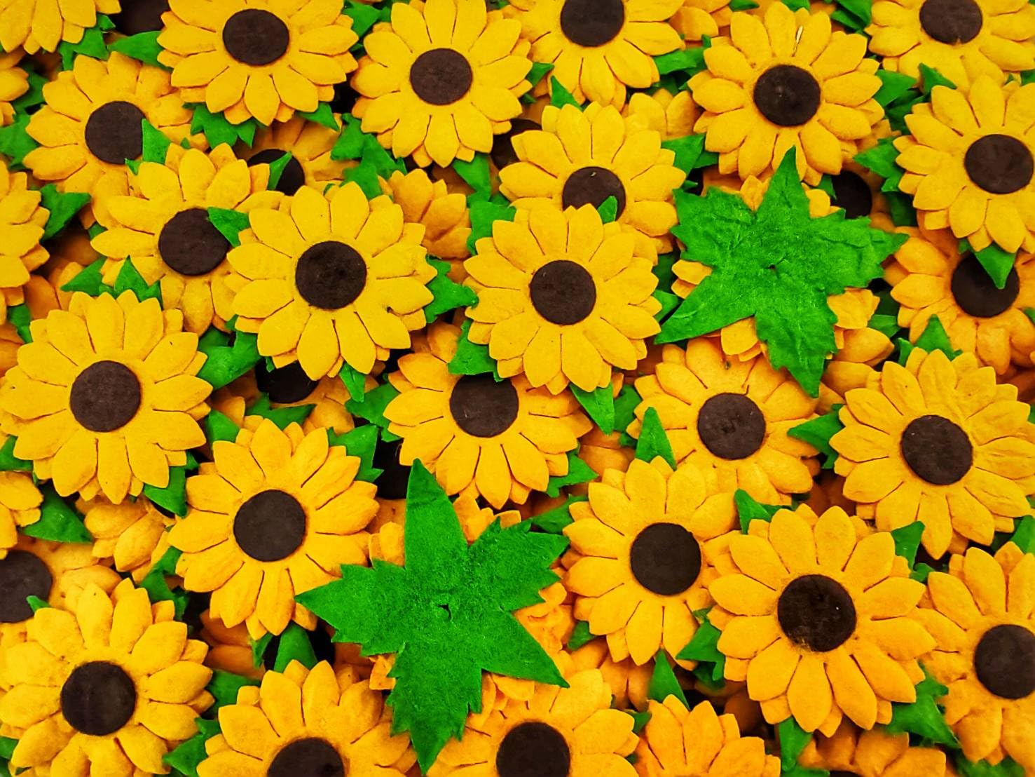 HukDok Handmade Mulberry Paper Flowers for Scrapbooking Embellishment Wedding Supply Accessory DIY Crafts Project, Artificial Mini Paper Flower (