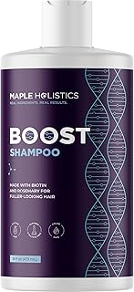 Advanced Biotin Shampoo with Rosemary Oil - Volumizing Shampoo for Thinning Hair for Women & Men with Black Castor Caffein...