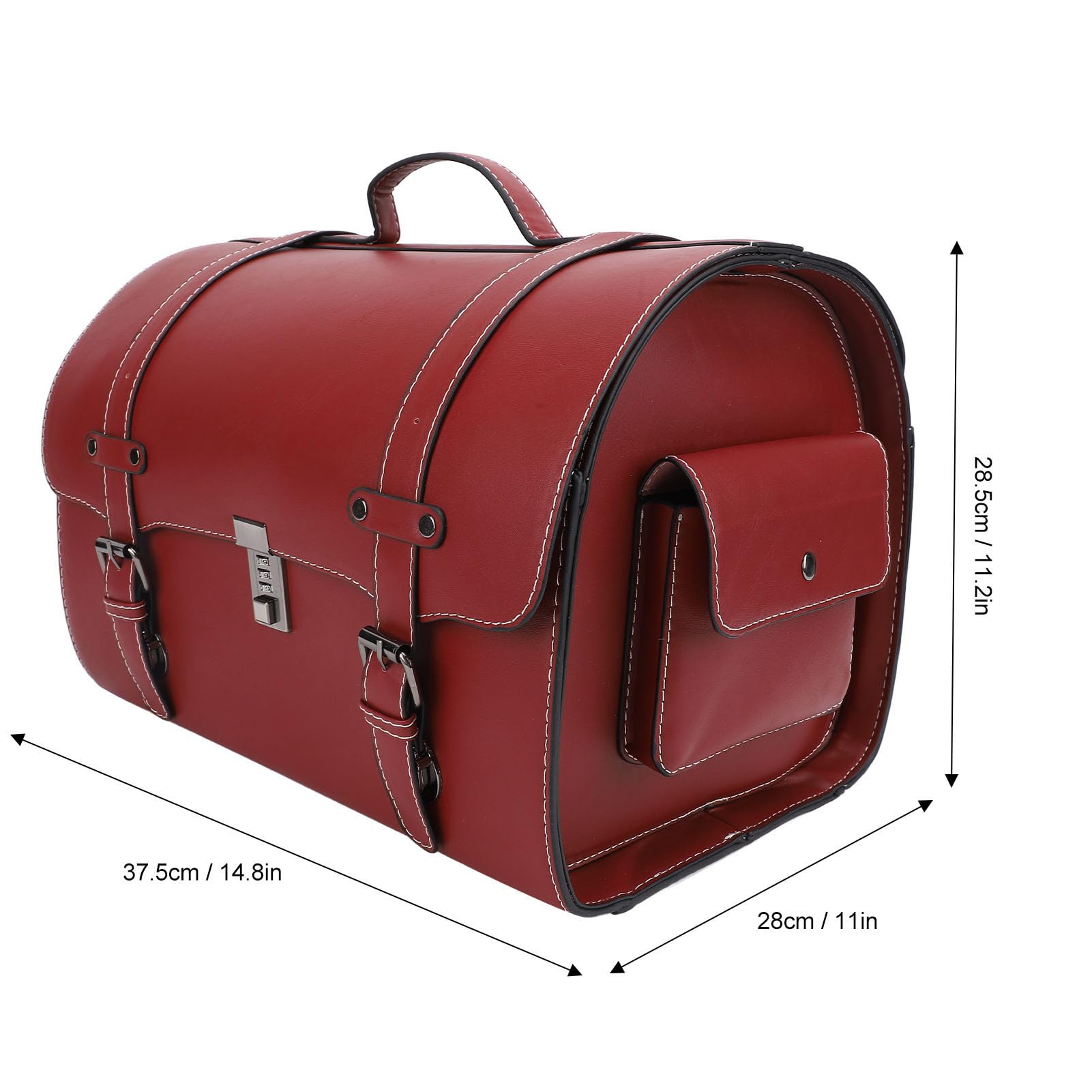 CHICIRIS Borsa Tanica Moto Impermeabile PU Con Tracolla Universale, 29.5L