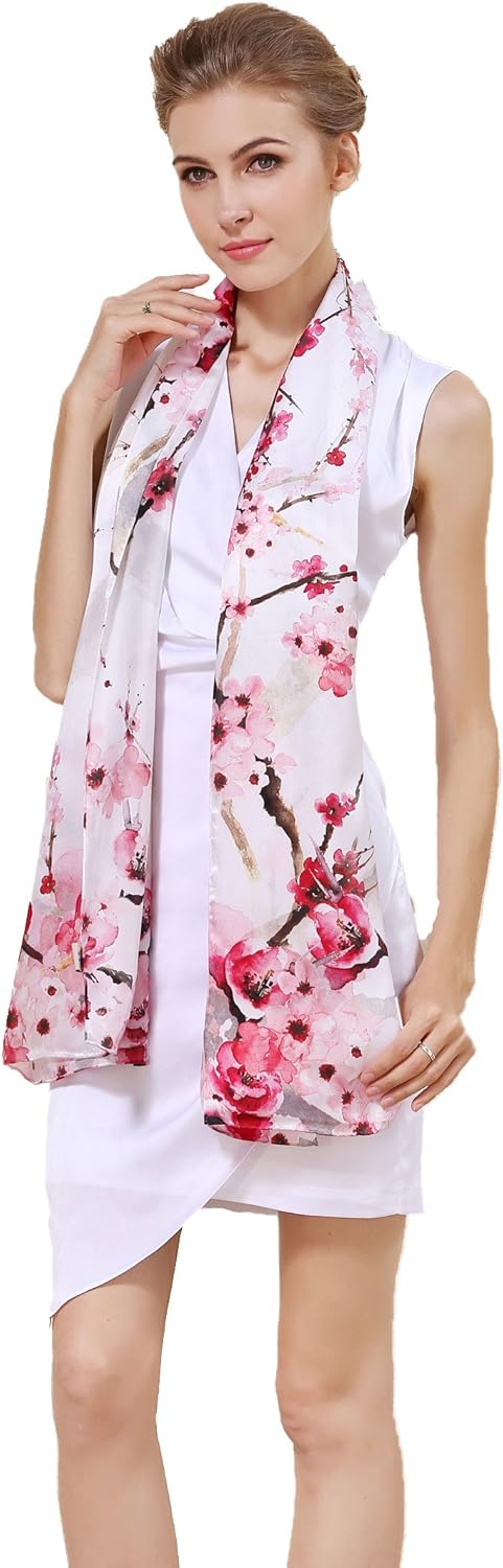 Grace Scarves 100% Silk Scarf, Artists Collection (van Gogh & Monet)