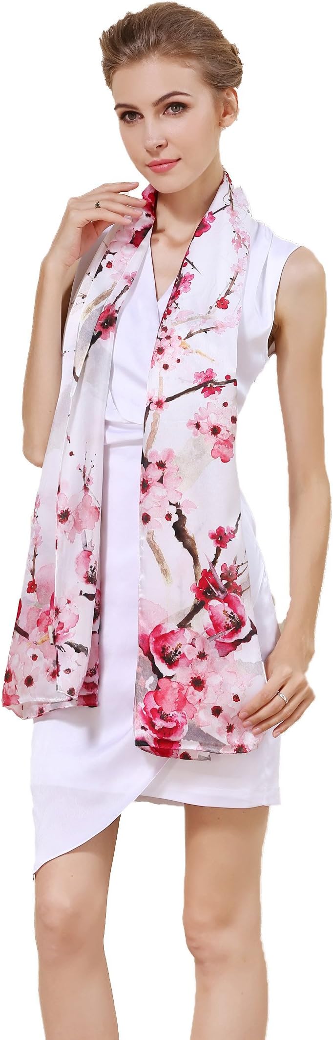 Grace Scarves 100% Silk Scarf, Artists Collection (van Gogh & Monet)