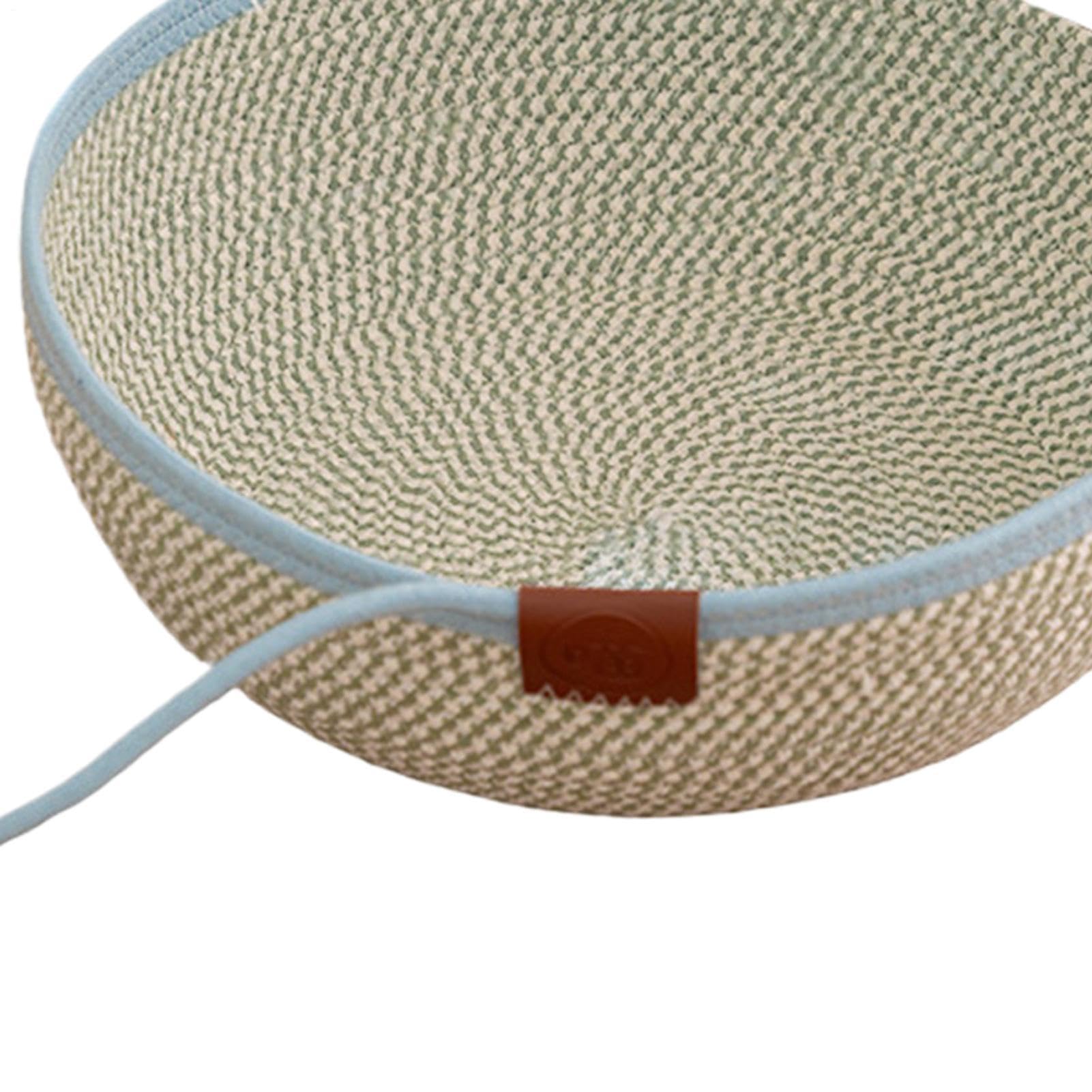 Cama para Gatos Cestita nidito para dormir de cuerda de algodón tejida | Cama para Mascotas para Todas las Estaciones Gatito Animal Viaje y Enriquecimiento para Mascot