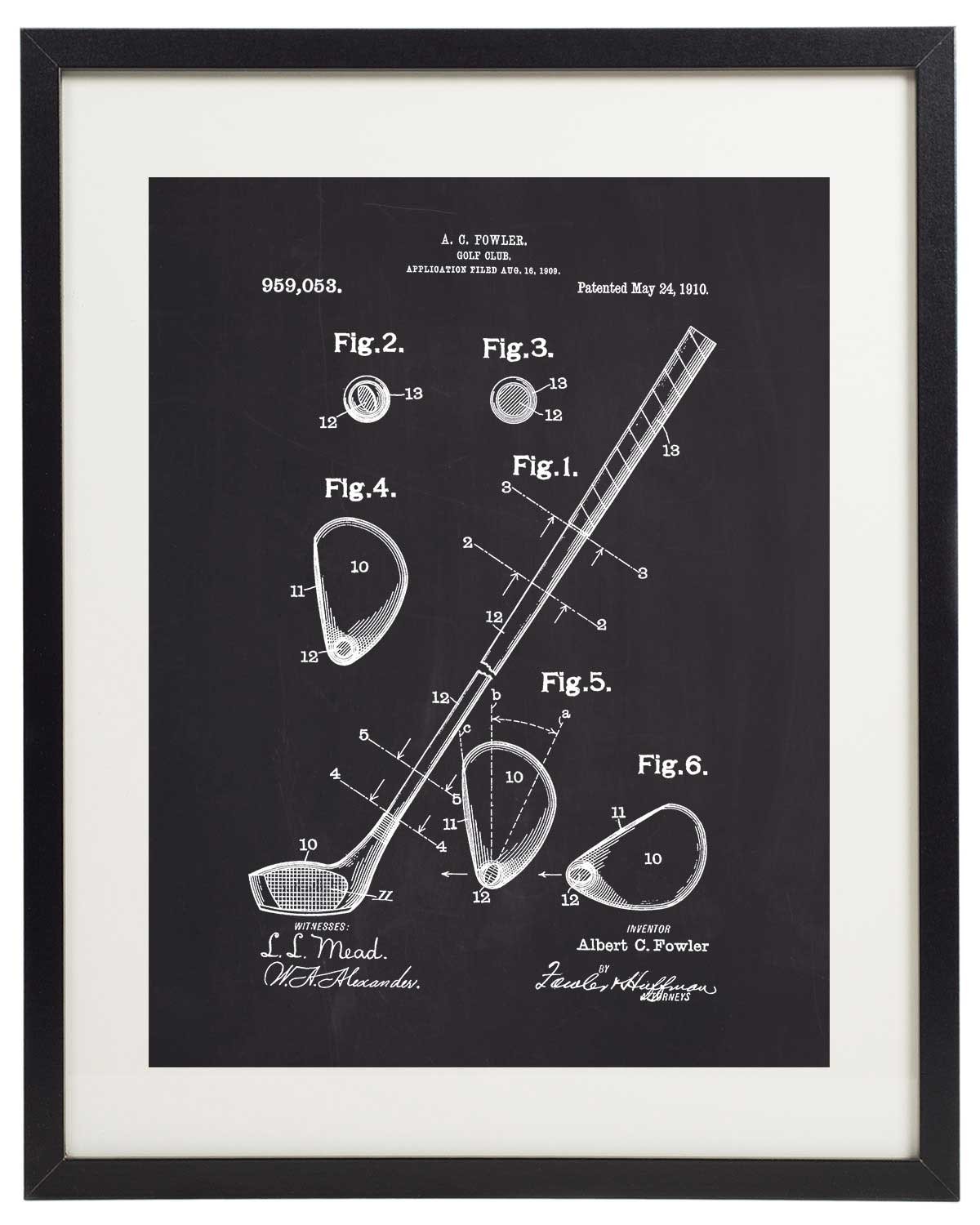 Amazon.co.jp: Idiopixゴルフ特許壁装飾黒板アートプリントの