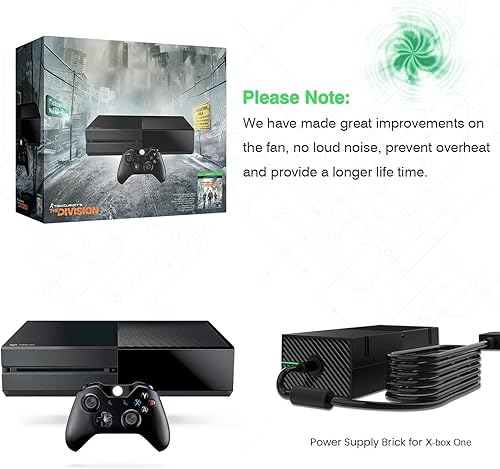 Miniatura 5 de Ladrillo de fuente de alimentación para Xbox One, fuente de alimentación de Xbox, cable de ladrillo, adaptador de corriente alterna, cargador de